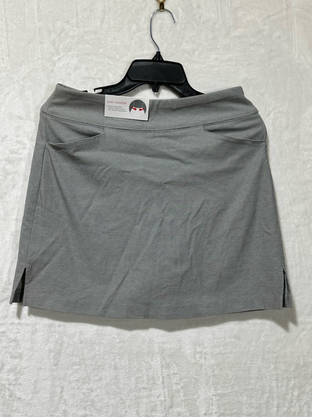 Lady Hagen Pull-On Skort Easy Shaper Athletic Heather Gray size 6 New with tags